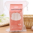 thumbnail image 3 of maskred 50 Pieces Makeup Pads Soft Cotton Double Sided Lip Cosmetics Foundation Eyeshadow Remover Travel Drawstring Holder 6 * 5cm 1Set, 3 of 5