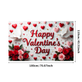 thumbnail image 1 of Valentine's Day Party Decoration Banner Heart Design Backdrop Event Photo Props Love Celebration Romance Gift Box Background, 1 of 4