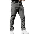 thumbnail image 1 of Sweat Pants For Men With Pockets Red Pants Men Men's Tactical Cargo Pants Water Resistant Lightweight Hiking Pants Outdoor Work Pants with Multi Pockets(No Belt), 1 of 6