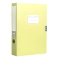 thumbnail image 2 of Boîte de Classement en Polypropylène Épaissi Fournitures de Bureau Pliable A4 Boîte de Documents de Style Rétro Boîte de Rangement de Dossiers en Plastique, 2 of 6