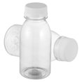 thumbnail image 3 of Bottles Juice Mini Water Fridge Containers Box Juicing Lids Refillable Empty Clear Reusable Shot Caps Oz 4 Small Bottle, 3 of 6