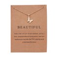 thumbnail image 1 of PVCS Collier Animal Série Faisceau d'Équilibre Collier Colibri Chaîne Clavicule Femme, 1 of 1