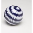 thumbnail image 3 of AA Importing 59876 Boules en Porcelaine Bleues et Blanches - Ensemble de 3, 3 of 3