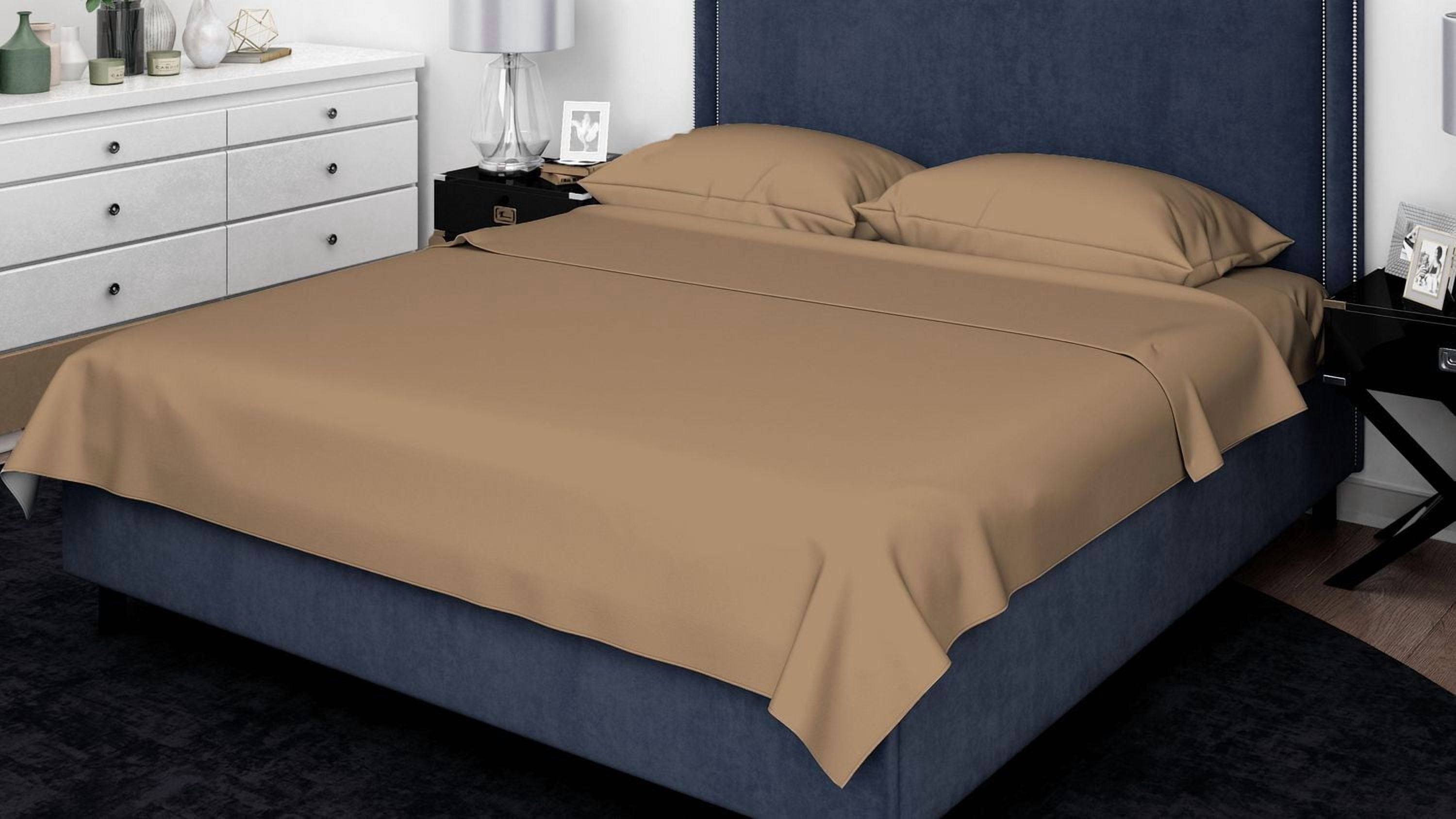 Johnson Home 400 TC Bed Sheet Set - 100% Cotton Sheets