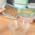 thumbnail image 4 of Ohufall Small Rectangular Airtight Food Storage Containers With Lids Plastic Refrigerator Fresh Keeping Box Kitchen Lunch Box, 4 of 6