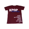 thumbnail image 1 of K-Pop City Shirt, Maroon Small, 1 of 1