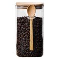thumbnail image 1 of Bocal de Rangement Alimentaire en Verre, Contenant de Rangement pour Bonbons, Bocal à Grains avec Cuillère et Couvercle, 1 of 8