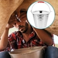 thumbnail image 3 of Seau en Acier Inoxydable avec Couvercle pour Stockage d'Eau Domestique et Usage Multi-Usage, 3 of 8