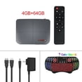 thumbnail image 1 of 1 Matériau Abs Ax95 Boîtier Tv Intelligent Android 9.0 Prend en Charge Dolby Version Tv Google Store 4+64G_US plug+I8 Clavier, 1 of 4