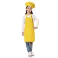 thumbnail image 1 of TOPTIE Kids Apron and Chef Hat Set, Adjustable Cotton Child Cooking Kitchen Apron, S-XXL-Yellow-M, 1 of 7