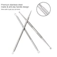thumbnail image 5 of Professional Blackhead Remover Pimple Comedone Extractor Tools Set of 5, Best Splinter Acne Removal Kit and Skin Tools for Skin Blemishes, Whitehead, Pimples, Cysts and Zit Popper, 5 of 5