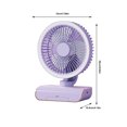thumbnail image 2 of RKSTN portable fan Circulating Fan Desktop With High Wind Power And Silent Desk Fan That Can Be Rotated Up And Down To Adjust The Fan, 2 of 2