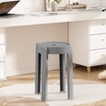 thumbnail image 1 of HOARBOEG Home Chairs Made Of Thick Plastic Can Be Stacked And Stacked. Dining Table Stools Windmill Stools High Round Stools Rubber Stools And Simples Chairs, 1 of 6