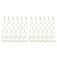 thumbnail image 1 of VONKY 6pcs/set Customized Spiral Pendant For DIY Decoration Safe Ingredients Exquisite Craft Birthday Star Spiral Pendant PVC Light Green 2Set, 1 of 5