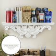 thumbnail image 4 of GROWTH TANK MagiDeal Floating Shelf Hollow Storage Rack for Office Bedroom Bathroom Decor white, 4 of 8