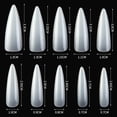 thumbnail image 2 of Long Stiletto sur Ongles Couverture Complète Ongles en Acrylique Bout Pointu Design de Manucure de Salon pour Femmes Filles Extension, 2 of 6