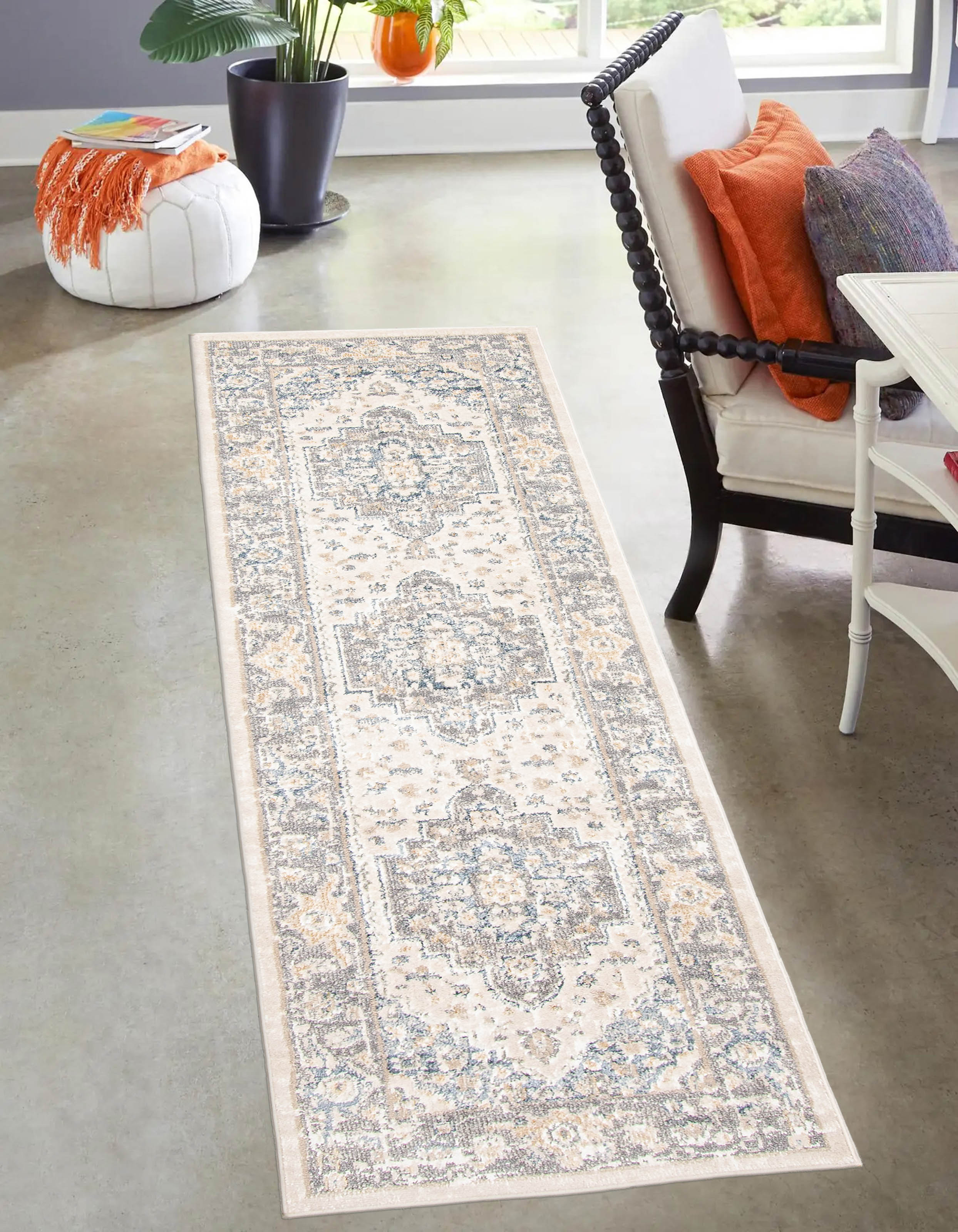 ECARPET Bijara Tapis Traditionnel pour Salon, Chambre, Salle A Manger, Entrée, Couloir et Plus Encore.