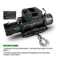 thumbnail image 3 of Winch 13000lb. Winch Kit Synthetic Rope,12V Waterproof Winch With Wireless Handheld Remote And Corded Control,for Truck SUV, 3 of 6