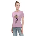 thumbnail image 4 of T-Shirt Basique à Manches Courtes pour Femme une Pièce Robin, 4 of 6