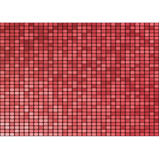 Ahgly Company Tapis d'Intérieur Lavables en Machine, Rectangle Rouge Transitionnel, 2' x 3'