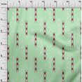 thumbnail image 2 of oneOone Georgette Viscose Fabric Arrow Sign Kasuri Print Fabric BTY 42 Inch Wide, 2 of 4