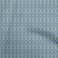 thumbnail image 1 of oneOone Polyester Spandex Medium Blue Fabric Geometric Sewing Craft Projects Fabric Prints By Yard 56 Inch Wide, 1 of 4