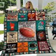 thumbnail image 3 of Affordablo Sherpa Fleece Throw Blanket Reversible Plush Sports Blankets Flannel Decorative Blankets Air Conditioning Blankets Throw Blankets Warm Plush Throw Blankets for Couch, Sofa, Bed, 3 of 3