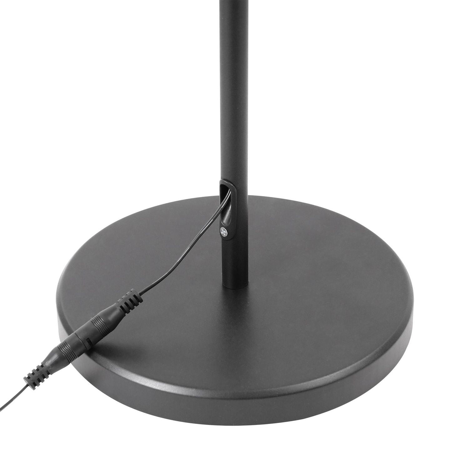 Mainstays Modern LED Floor Lamp, Matte Black, 4 Brightness & 4 CCT Settings