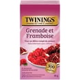 thumbnail image 2 of Twinings Pomegranate & Raspberry Herbal Tea Bags, Sweet & Juicy, Caffeine Free, 20 Count, 2 of 6