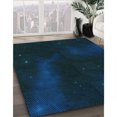 thumbnail image 3 of Ahgly Company Tapis d'Intérieur Lavable en Machine Carré Transitionnel Vert Sarcelle, 3 Pieds Carré, 3 of 7