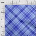 thumbnail image 2 of oneOone Silk Tabby Blue2 Fabric Check Craft Projects Decor Fabric Printed By The Yard 42 Inch Wide, 2 of 5