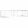 thumbnail image 3 of vidaXL Chenil Extérieur pour Chien en Acier Galvanisé avec Toit 16,94 M2, 3 of 4