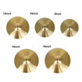 thumbnail image 5 of MYG 8 10 12 14 16 Inch Drum Brass Cymbals Percussion Splash Crash Hi-Hat Cymbal, 5 of 5