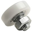 thumbnail image 3 of 8Pcs Plastic Drawer Pulley Replacement Wheels Bearing Small Pulley With Nuts Shower Room Pulley Rollers Runners Hardware, 3 of 9