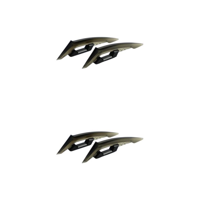 Maytalsory Aerodynamic Spoiler Wing Motorcycle Front Side Motorcycle Accessories 250SR Sticker Motorcycle black 2Set