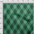 thumbnail image 3 of oneOone Polyester Spandex Sea Green Fabric Check Sewing Material Print Fabric By The Yard 56 Inch Wide, 3 of 4