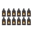 thumbnail image 1 of Ruiboury 2pcs/set Set Mood Flickering Candlelight Of Black Lanterns Size Innovative black-12PCS 3Set, 1 of 6
