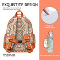 thumbnail image 4 of Energy Emotional Mandala Student Backpack Spacious Adjustable Padded Straps Chest Buckle Lightweight Durable School Backpack, 4 of 5