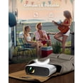 thumbnail image 3 of ELEPHAS Mini Projecteur pour iphone, Projecteur Portable avec Trépied, Projecteur Extérieur 1080P HD, Projecteur de Films Compatible avec Android/iOS/Windows/TV, 3 of 7