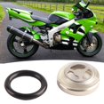 thumbnail image 1 of Universal Motorcycle Brake Clutch Master Cylinder Reservoir Sight Glass Front Rear, Premium Pump Oil Mirror, Easy Installation, Proper Gasket, Clutch Sight Glass, 1 of 7