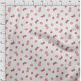 thumbnail image 3 of oneOone Silk Tabby Fabric Pomegranate Fruit Printed Fabric 1 Yard 42 Inch Wide, 3 of 4
