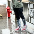thumbnail image 3 of tredstone Waterproof Shoe Covers Reusable Motorcycle Cycling Rain Boots Covers Rainproof Sneaker Overshoes, 3 of 9