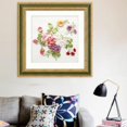 thumbnail image 2 of Handmade Ribbon Embroidery Flower Bouquet Painting Stamped Cross Stitch DIY 03, 2 of 7