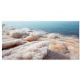 thumbnail image 2 of Crystallized Salt on Dead Sea Beach - Extra Large Seashore Canvas Art, 2 of 3