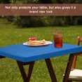 thumbnail image 4 of 2Pack Picnic Table Cloth, 34"x34" Square Elastic Fitted Tablecloths, Orange, 4 of 6