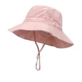 thumbnail image 1 of XZNGL Toddler Baby Summer Sun Protection Fashion Solid Color Sun-Hat Cute Sunscreen Hat Cap, 1 of 6