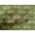thumbnail image 4 of oneOone Cotton Cambric Fabric Dot & Bicycle Block Printed Fabric 1 Yard 56 Inch Wide, 4 of 4