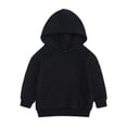 thumbnail image 1 of FAOWME Sweat à Capuche pour Garçons et Filles, Couleur Unie, 3-4 Ans, 1 of 6