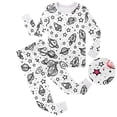 thumbnail image 2 of WEAIXIMIUNG Ensembles de Pyjama de Détente pour Enfants Peints à la Main à Colorier Garçons et Filles Bricolage Dessin Animé Pyjamas Colorables avec Marqueurs Enfants Créatif b3 5-6 Ans, 2 of 5