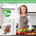 thumbnail image 4 of O2frepak 100 Pint Size 6" x 10"Vacuum Sealer Bags for Food,BPA Free and Puncture Prevention Vacuum Seal Food Bags,Great for Sous Vide Vaccume Sealer PreCut Bag, 4 of 7